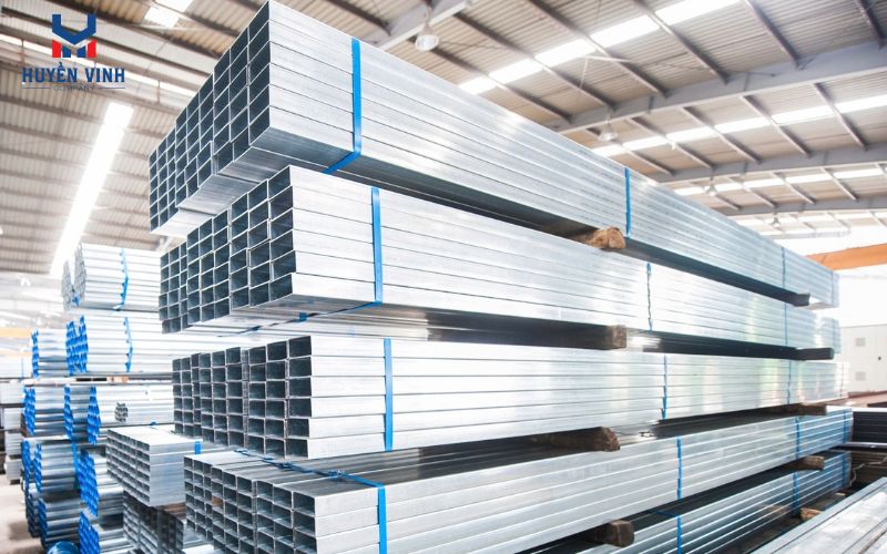 thép hộp chữ nhật mạ kẽm 1
