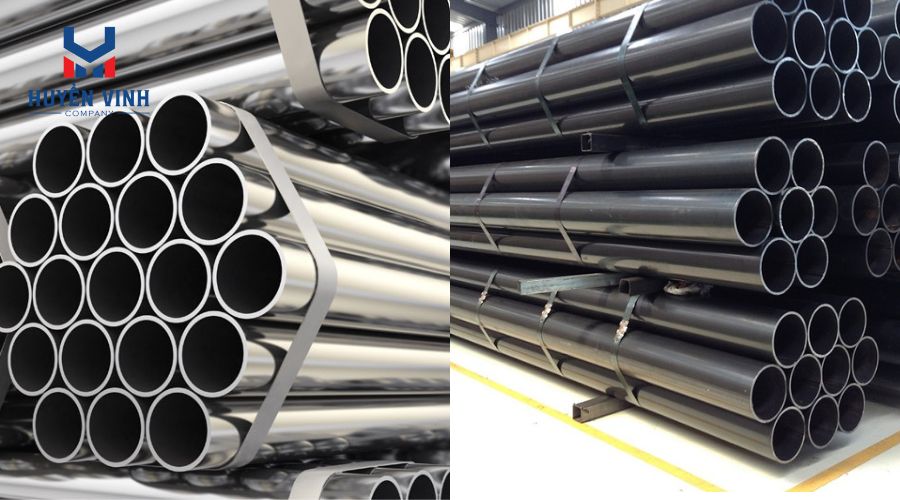 phân biệt ống thép đen và ống thép mạ kẽm