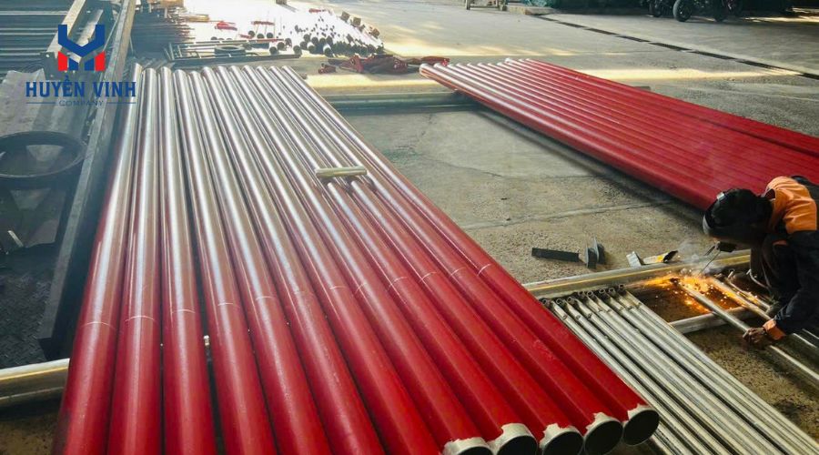 Quy Trình Sơn Ống Thép Đen Chi Tiết Từng Bước