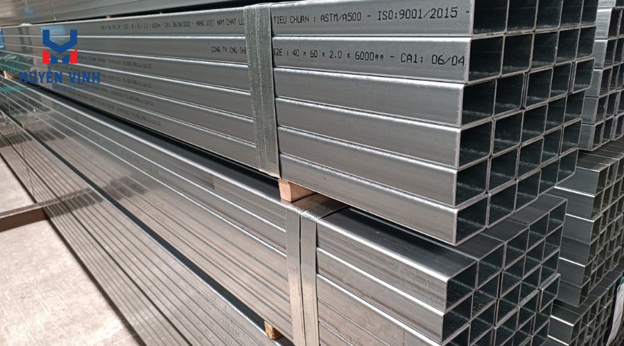 thép hộp mạ kẽm là gì