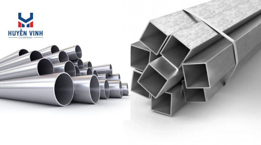 phân biệt thép ống và thép hộp