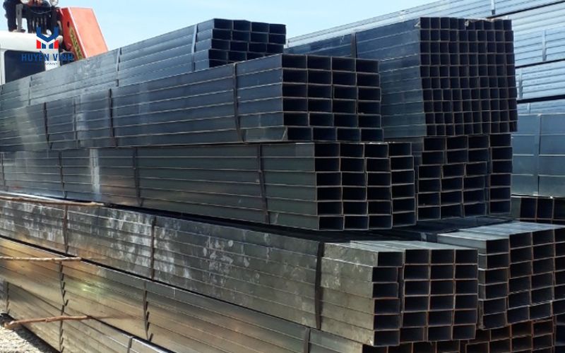 Quy cách và kích thước thép hộp đen 40x80