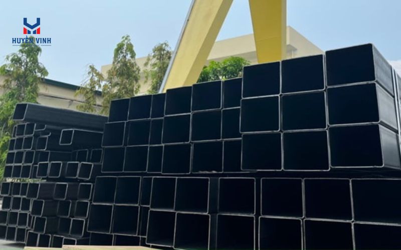 Ứng dụng thực tế của thép hộp đen 25x40
